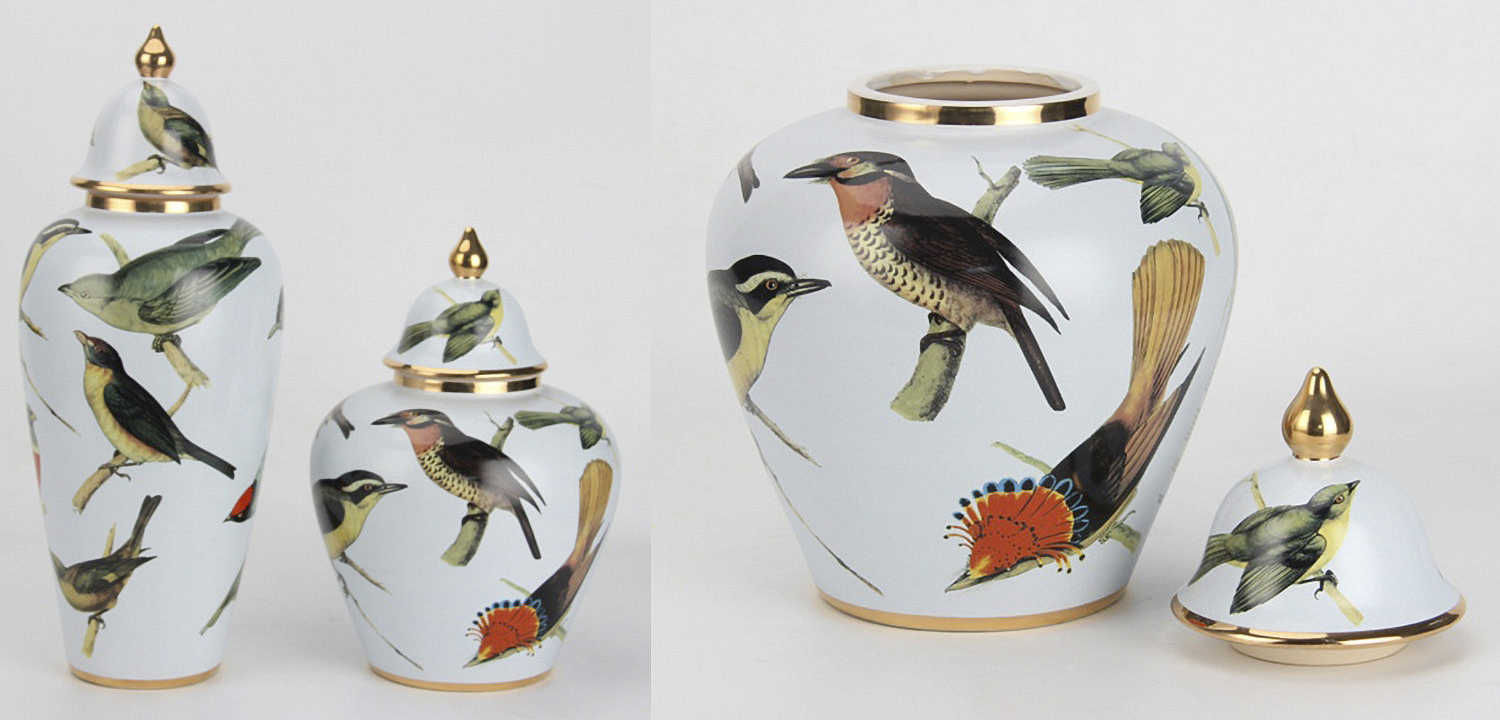 Ваза Blue Birds small Ваза Blue Birds small - Loft-Concept в Рязани