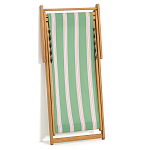 Шезлонг из акации и ткани Argentina варинант исполнения - 8 | Loft Concept в Рязани