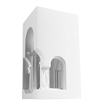 Встраиваемый в стену гипсовый светильник под покраску с арками и рельефными колоннами Antiquity Athena варинант исполнения - 4 | Loft Concept в Рязани