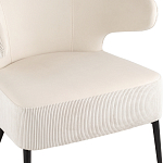 Современное мягкое кресло на металлических ножках Rakush Milk варинант исполнения - 6 | Loft Concept в Рязани