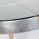 Столик журнальный серебристый с круглой столешницей Showing Refinement варинант исполнения - 1 | Loft Concept в Рязани