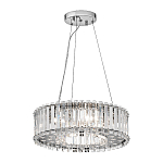 Люстра подвесная круглая с множеством вертикальных прямоугольных кристаллов Kichler варинант исполнения - 2 | Loft Concept в Рязани