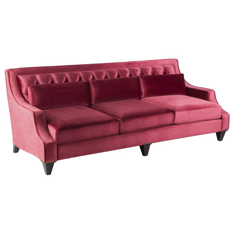 Диван Tufted pearl Розовый (Rose) Коричневый Диван Tufted pearl Розовый (Rose) Коричневый в Рязани | Loft Concept