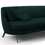 Мебельная ткань Шенилл темно-зеленый цвет 138 см T4-36 варинант исполнения - 5 | Loft Concept в Рязани