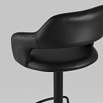 Барный стул черного цвета Strohach варинант исполнения - 6 | Loft Concept в Рязани