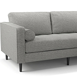 Мебельная ткань Шенилл серый цвет 138 см T4-29 варинант исполнения - 5 | Loft Concept в Рязани