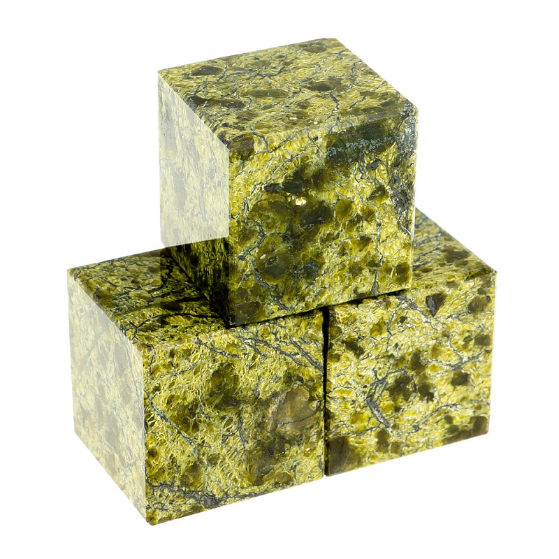 Камни для охлаждения виски из натурального камня змеевик Natural Stone Cube Зеленый Камни для охлаждения виски из натурального камня змеевик Natural Stone Cube Зеленый в Рязани | Loft Concept