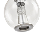 Подвесной светильник с плафоном в форме шара Inner Gleam Orb silver варинант исполнения - 6 | Loft Concept в Рязани