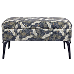 Банкетка с принтом из журавлей Crane варинант исполнения - 1 | Loft Concept в Рязани