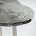 Металлический кофейный столик Puddle Silver варинант исполнения - 2 | Loft Concept в Рязани