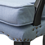 Кресло Aubrey Classical Armchair blue flax варинант исполнения - 4 | Loft Concept в Рязани