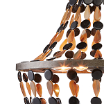 Люстра каплевидной формы с подвесками в виде декоративных бусин Flat Beads варинант исполнения - 1 | Loft Concept в Рязани