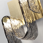 Бра волнистой формы из фактурного стекла Wave варинант исполнения - 4 | Loft Concept в Рязани