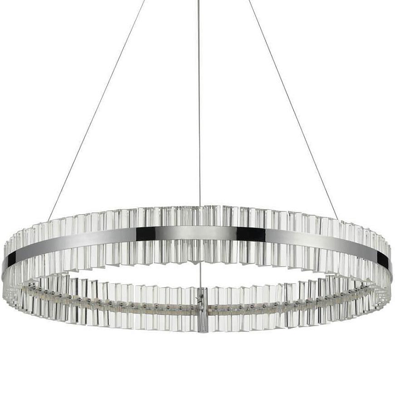 Люстра Belted Ring Хром Прозрачный в Рязани | Loft Concept 