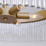 Люстра подвесная круглая со стеклянными трубками Nembus варинант исполнения - 3 | Loft Concept в Рязани