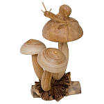 Статуэтка из дерева улитка Animals of the World варинант исполнения - 4 | Loft Concept в Рязани