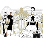 Megan Hess. Elegance варинант исполнения - 4 | Loft Concept в Рязани