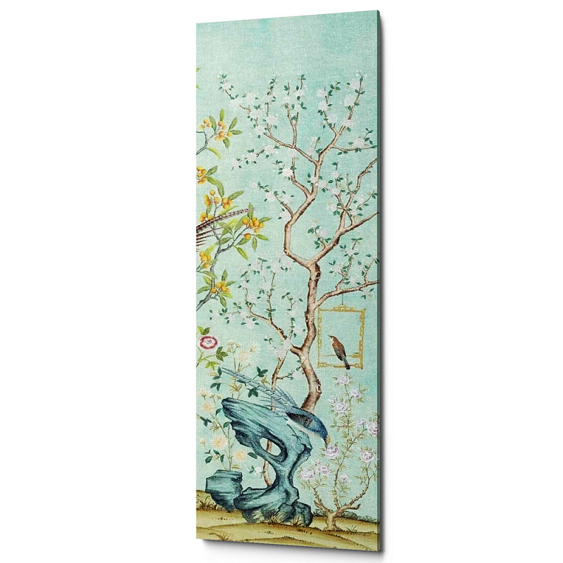 Постер Blue Chinoiserie 5 Голубой пастельный Постер Blue Chinoiserie 5 Голубой пастельный в Рязани | Loft Concept