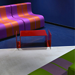 Дизайнерский кофейный стол Poltronova T01 Red Coffee Table варинант исполнения - 3 | Loft Concept в Рязани