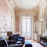 Обои ручная роспись Earlham Almost Mauve варинант исполнения - 2 | Loft Concept в Рязани