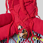 Настенный ковер разноцветный из одежды Heart варинант исполнения - 4 | Loft Concept в Рязани