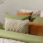 Чехол на подушку с макраме бежевого цвета Macrame варинант исполнения - 7 | Loft Concept в Рязани