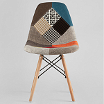 Стул с обивкой в технике пэчворк DSW варинант исполнения - 2 | Loft Concept в Рязани