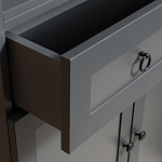 Стеллаж с ящиком и 2-мя дверцами Percent Rack варинант исполнения - 6 | Loft Concept в Рязани