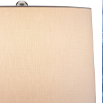 Настольная лампа керамическая с бело-синими мазками Painterly Strokes варинант исполнения - 2 | Loft Concept в Рязани