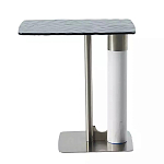 Дизайнерский журнальный стол с прямоугольной рельефной столешницей Nord варинант исполнения - 1 | Loft Concept в Рязани