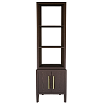 Этажерка Primo с тумбой шпон темный орех варинант исполнения - 1 | Loft Concept в Рязани