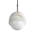 Подвесной светильник из белого алебастра Cryptocrystalline Stone варинант исполнения - 7 | Loft Concept в Рязани