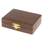 Визитница карманная металлическая с гравюрой Герба России в подарочной коробке Gold Metal Business Card Holders варинант исполнения - 4 | Loft Concept в Рязани