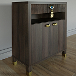 Комод Elsa Dreams Walnut Двухстворчатый  варинант исполнения - 3 | Loft Concept в Рязани