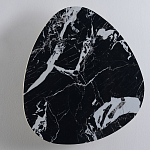 Бра треугольной формы из искусственного мрамора черного цвета Длина 47 см Ginger & Jagger варинант исполнения - 1 | Loft Concept в Рязани