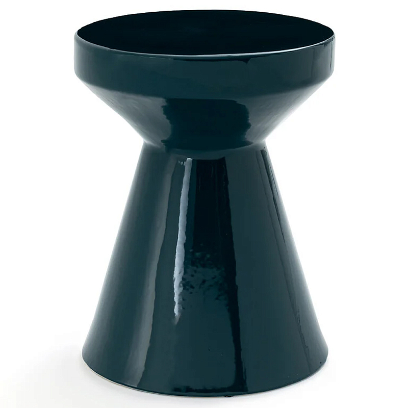 Приставной стол из керамики Manufacto Blue Темно-синий Приставной стол из керамики Manufacto Blue Темно-синий в Рязани | Loft Concept