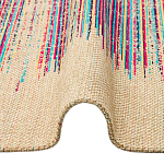 Ковер с геометрическим узором из комбинированного состава Full rhythm варинант исполнения - 2 | Loft Concept в Рязани