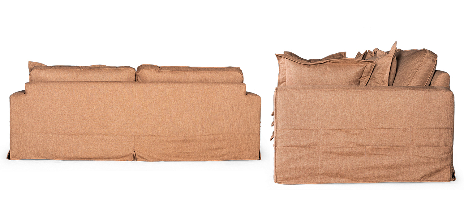 Диван Evelyn Textile Brown Sofa Диван Evelyn Textile Brown Sofa - Loft-Concept в Рязани