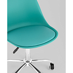 Офисный стул на металлическом основании EGGERY Blue пластик варинант исполнения - 2 | Loft Concept в Рязани