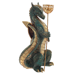 Подсвечник в виде дракона Dragon Candlestick Red Gold Blue Green варинант исполнения - 4 | Loft Concept в Рязани
