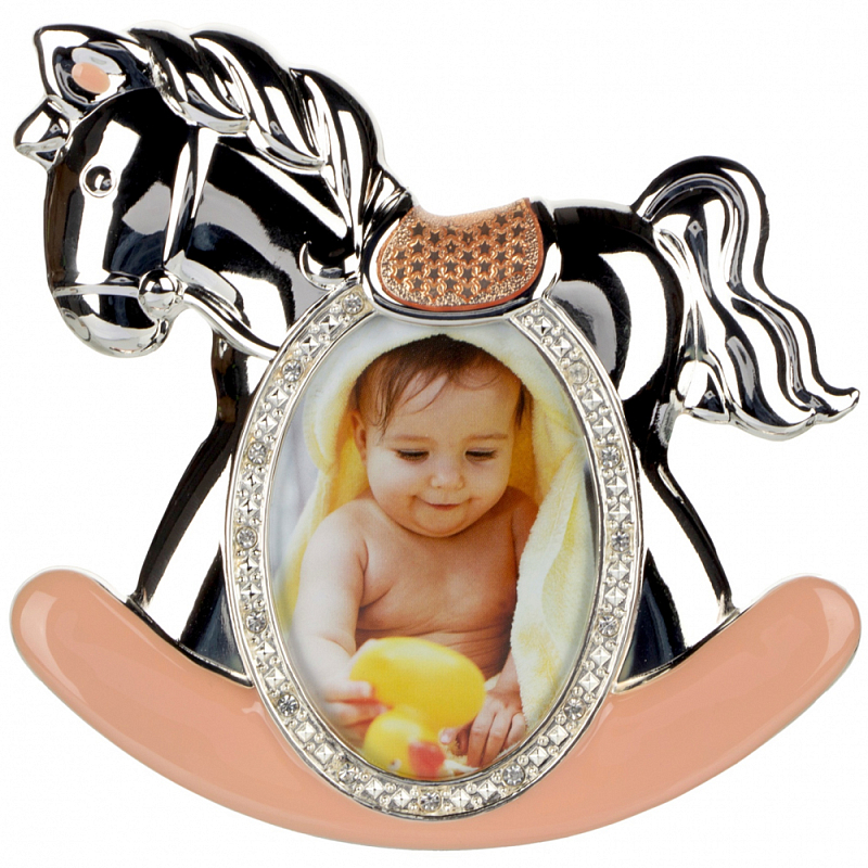 Фоторамка детская Childhood Corner Pony Серебристый Розовый Голубой Фоторамка детская Childhood Corner Pony Серебристый Розовый Голубой в Рязани | Loft Concept