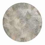 Кофейный столик с рельефной столешницей из металла Aplika Silver варинант исполнения - 3 | Loft Concept в Рязани