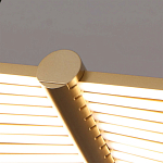 Люстра в виде распахнутых крыльев из тонких металлических планок Flight of Freedom варинант исполнения - 2 | Loft Concept в Рязани