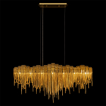 Люстра подвесная с металлическими дугами и длинными цепочками 115 см Atlantis Chain варинант исполнения - 5 | Loft Concept в Рязани