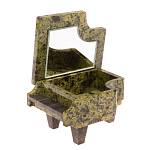 Шкатулка в виде рояля из натурального камня змеевик Stone Casket варинант исполнения - 2 | Loft Concept в Рязани