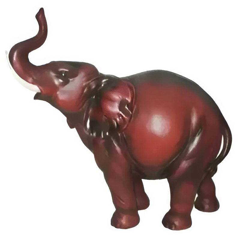 Статуэтка в виде слона Elephant Symbol Коричневый Статуэтка в виде слона Elephant Symbol Коричневый в Рязани | Loft Concept