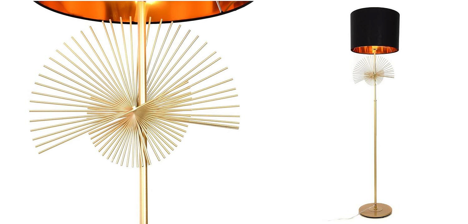 Торшер Genoveva Floor lamp black Торшер Genoveva Floor lamp black - Loft-Concept в Рязани