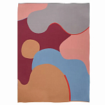 Плед из хлопка с абстрактным принтом Elysian Flow Ember варинант исполнения - 1 | Loft Concept в Рязани