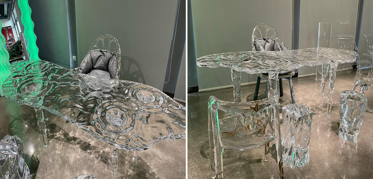 Дизайнерский Стол из прозрачного Акрила Crystal Icicle Table Дизайнерский Стол из прозрачного Акрила Crystal Icicle Table - Loft-Concept в Рязани