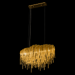 Люстра подвесная с металлическими цепочками и изогнутыми металлическими дугами 72 см Atlantis Chain варинант исполнения - 15 | Loft Concept в Рязани